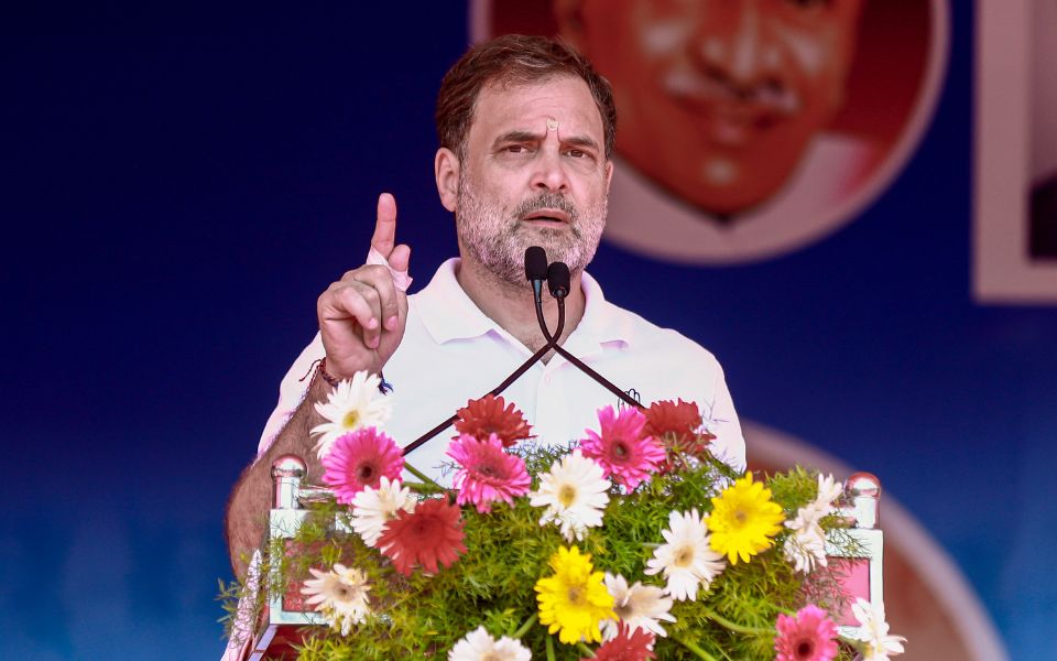 BJP 'set Manipur on fire', alleges Rahul Gandhi